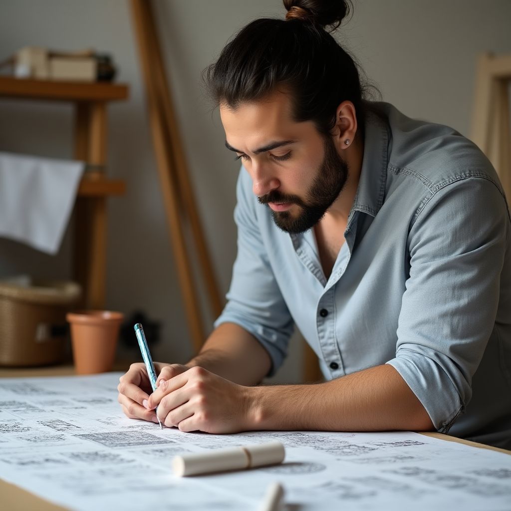 Profesor de diseño de moda