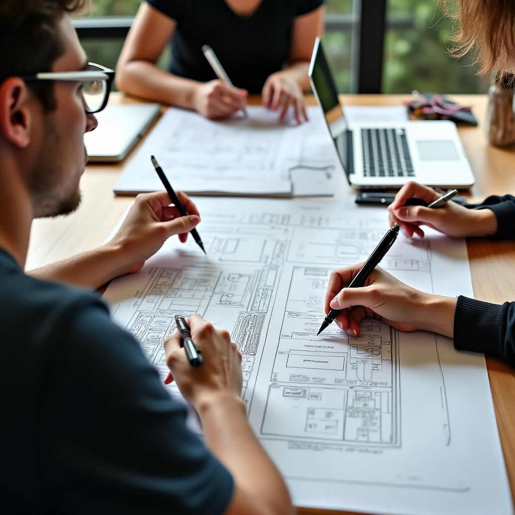 Clase de diseño UX/UI con wireframes y prototipos